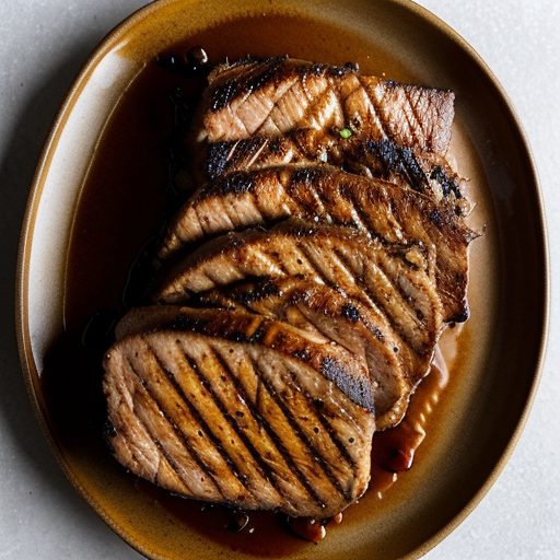 Grilled Marinated Pork Chops With Habanero Ch recipe image