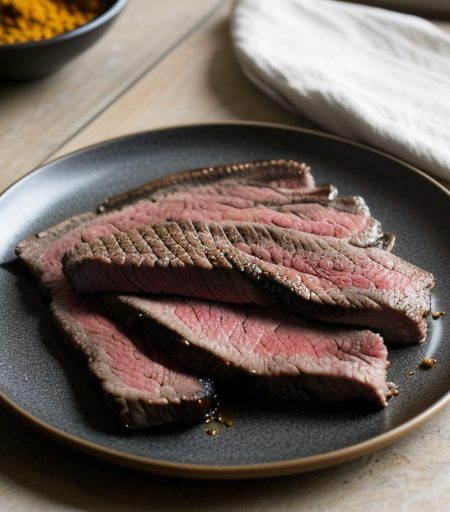 Grilled Marinated Skirt Steak recipe image
