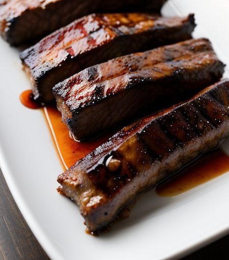 Grilled Marinated Spicy Ribs recipe image