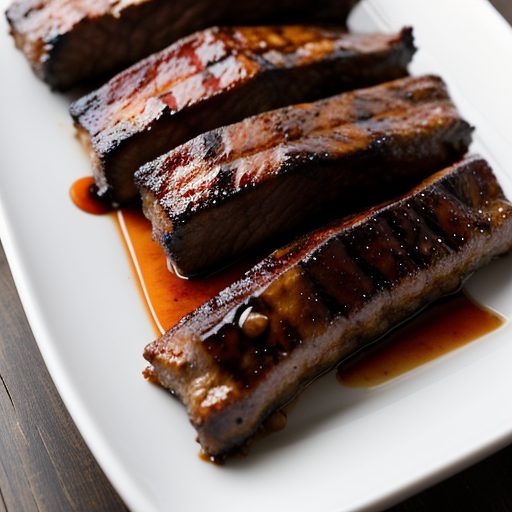 Grilled Marinated Spicy Ribs recipe image