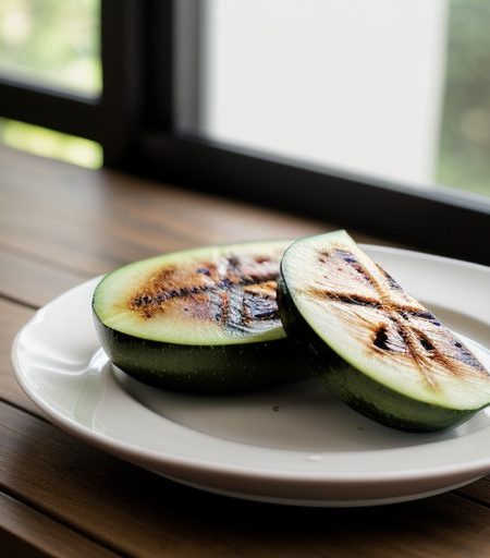 Grilled Melon With Cucumber recipe image