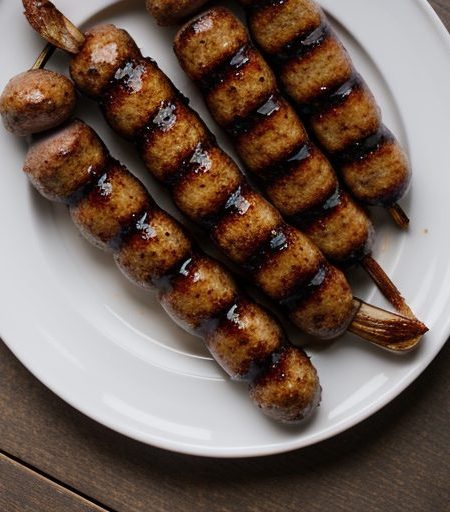 Grilled Moroccan Lamb Sausage (Merguez recipe image