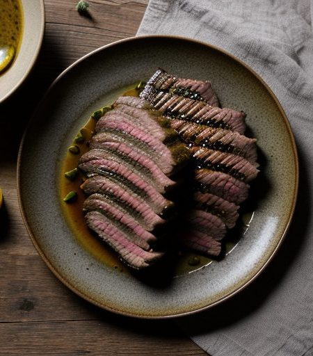 Grilled Moroccan Spices With Flank Steak recipe image