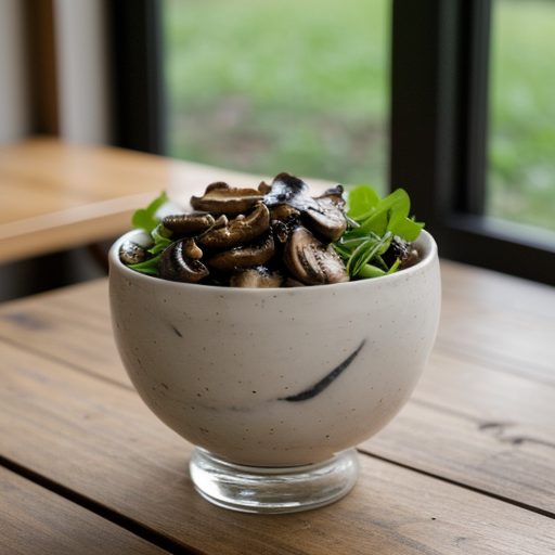 Grilled Mushroom Salad recipe image