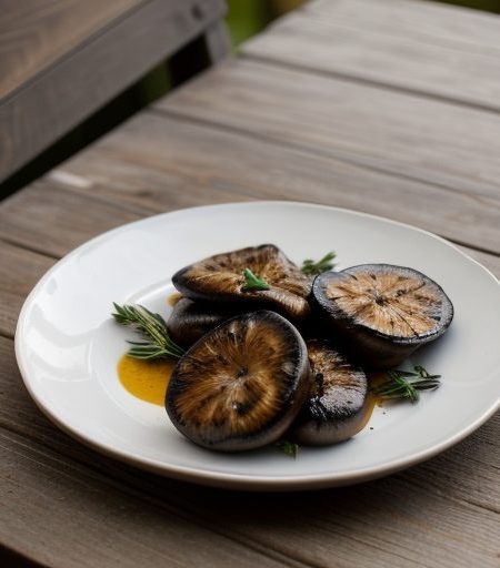Grilled Mushrooms With Herbs recipe image