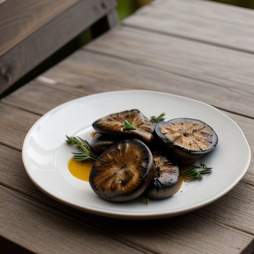 Grilled Mushrooms With Herbs recipe image