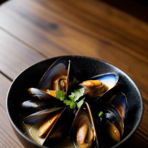 Grilled Mussels With Hot Bean Sauce recipe image