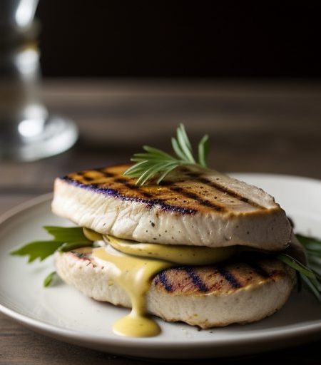 Grilled Mustard Turkey recipe image