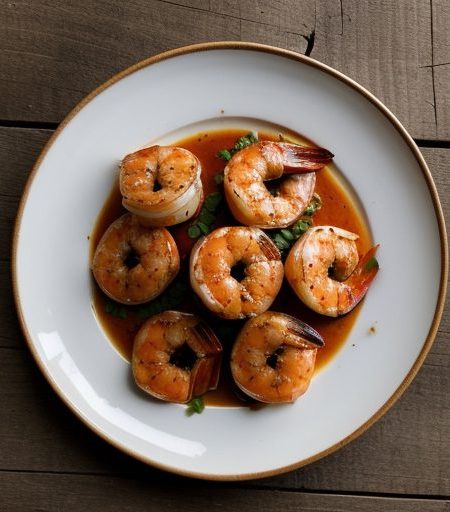 Grilled 'Napalm Shrimp recipe image
