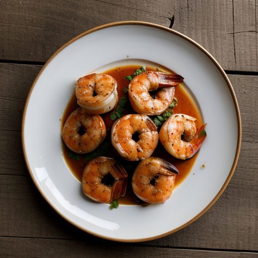 Grilled 'Napalm Shrimp recipe image