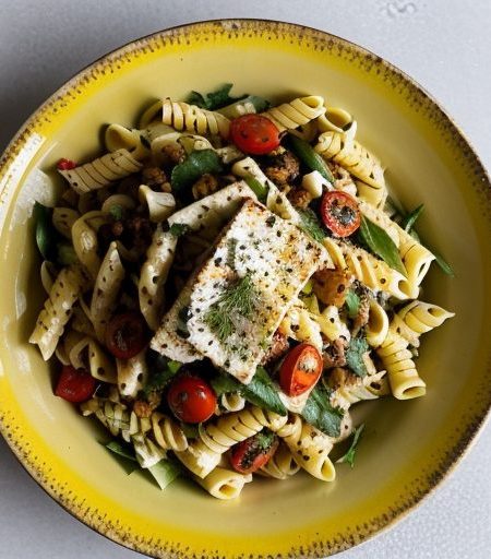 Grilled Pasta Salad recipe image