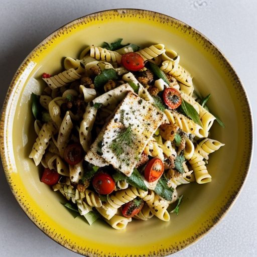 Grilled Pasta Salad recipe image