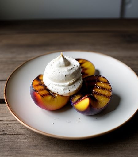 Grilled Peaches With Mascarpone recipe image