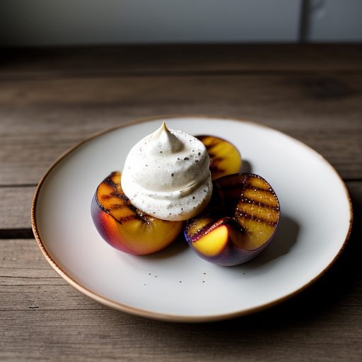 Grilled Peaches With Mascarpone recipe image