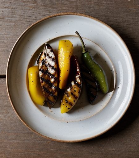 Grilled Peppers & Apples recipe image
