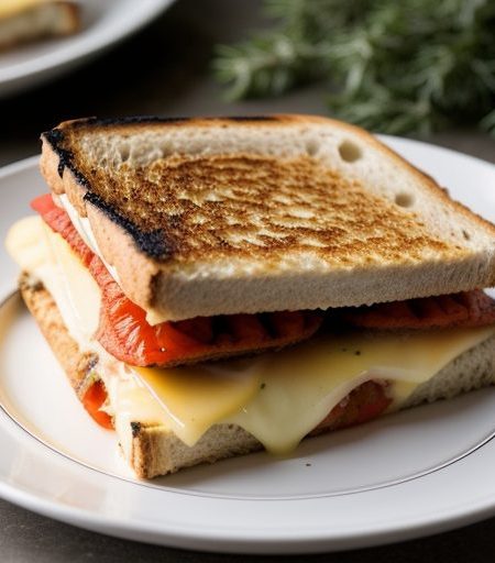Grilled Pizza Sandwiches (Sandwich Machine recipe image