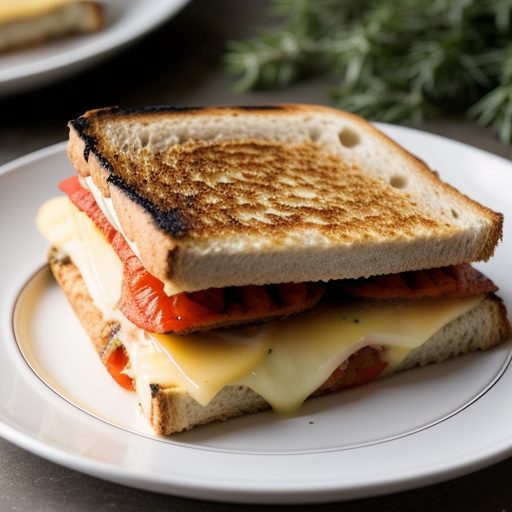 Grilled Pizza Sandwiches (Sandwich Machine recipe image