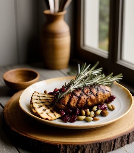Grilled Porcini & Batavian Lettuce With recipe image