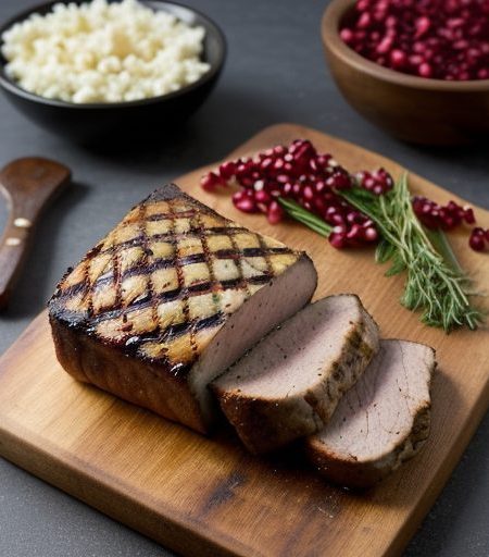 Grilled Pork Bread recipe image