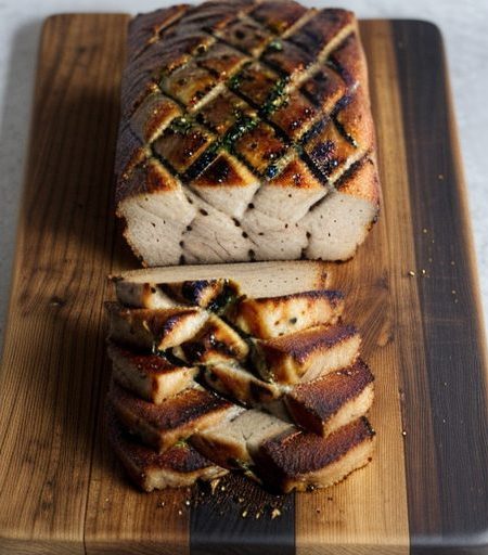 Grilled Pork Bread recipe image