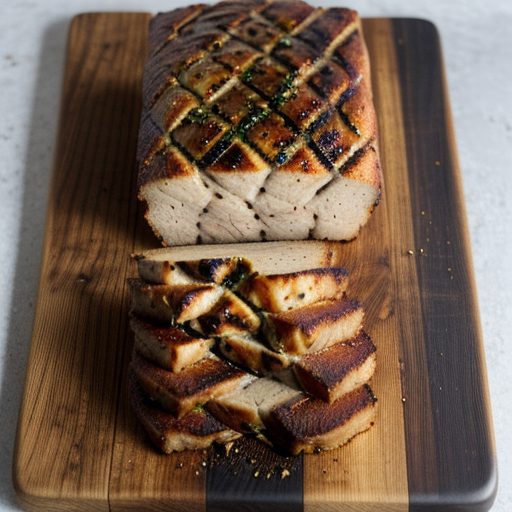 Grilled Pork Bread recipe image