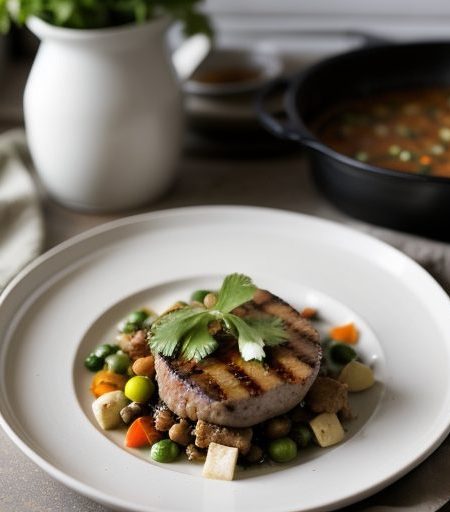 Grilled Pork Casserole recipe image