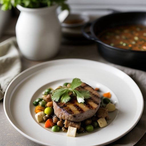 Grilled Pork Casserole recipe image
