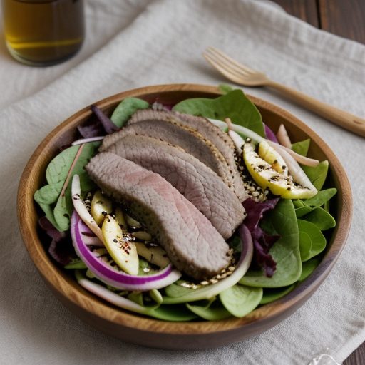 Grilled Pork Salad recipe image