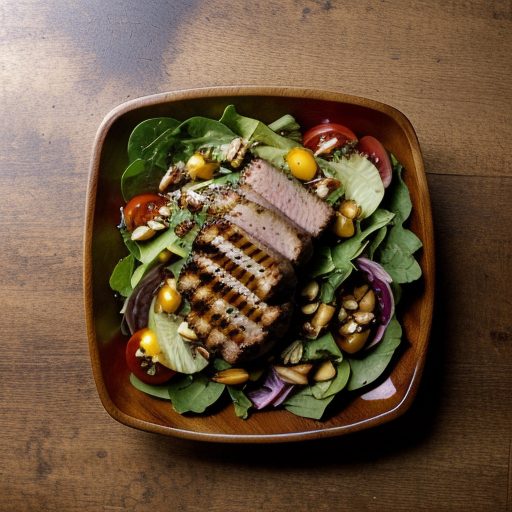 Grilled Pork Salad recipe image