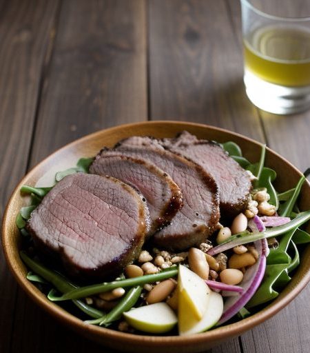 Grilled Pork Salad recipe image