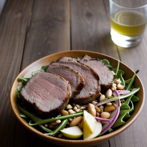 Grilled Pork Salad recipe image