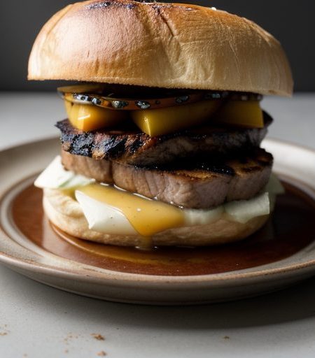 Grilled Pork Sandwich recipe image