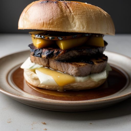 Grilled Pork Sandwich recipe image
