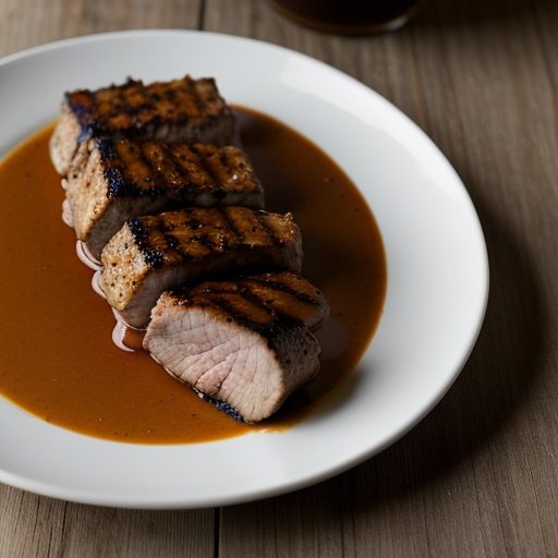 Grilled Pork Sate - Bon Appetit recipe image