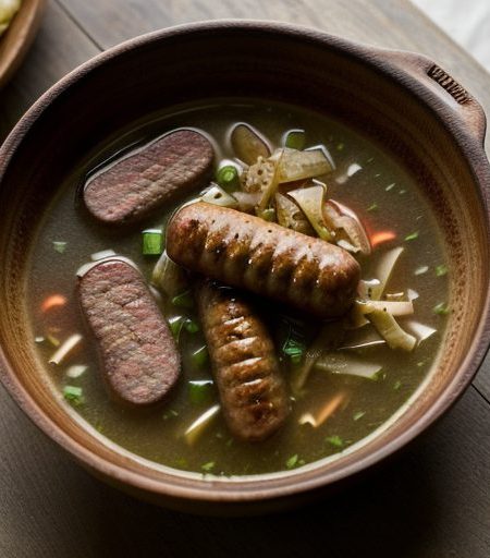 Grilled Pork Soup recipe image
