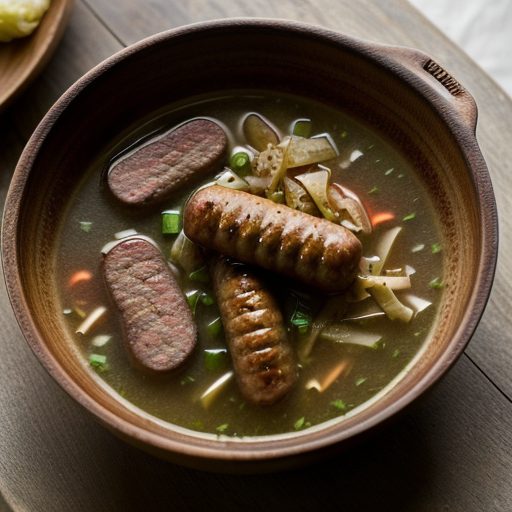 Grilled Pork Soup recipe image