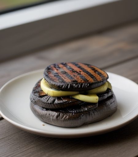 Grilled Portobello Mushroom Slices (Rubey recipe image