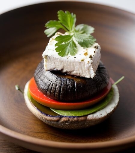 Grilled Portobello Salad With Goat Cheese recipe image