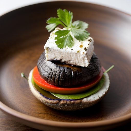 Grilled Portobello Salad With Goat Cheese recipe image