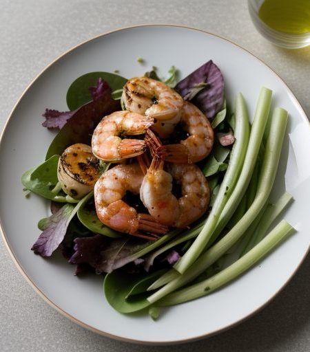 Grilled Prawn Salad recipe image