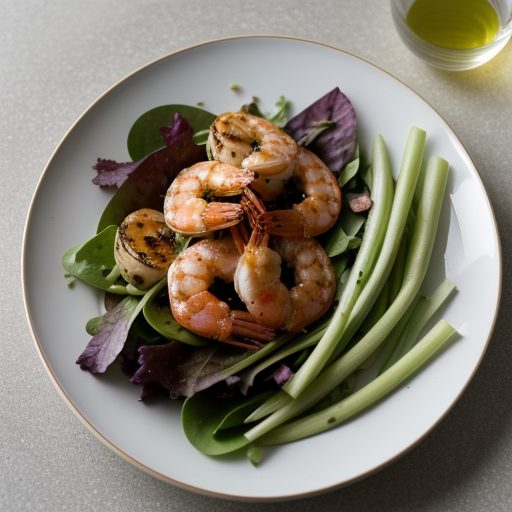 Grilled Prawn Salad recipe image
