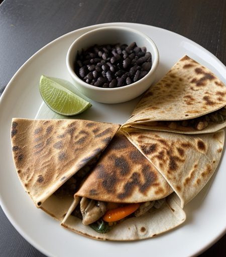 Grilled Quesadillas With Smoked Chicken - RHP recipe image