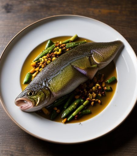 Grilled Rainbow Trout With Asian Flavors recipe image