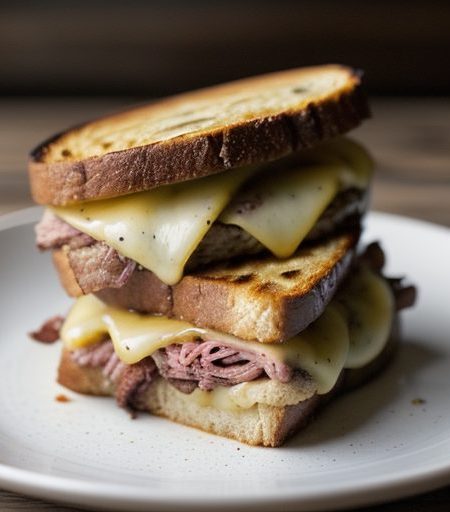 Grilled Reuben Sandwiches recipe image