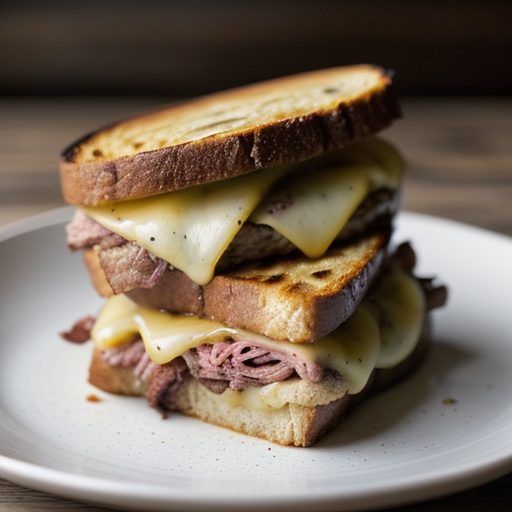 Grilled Reuben Sandwiches recipe image