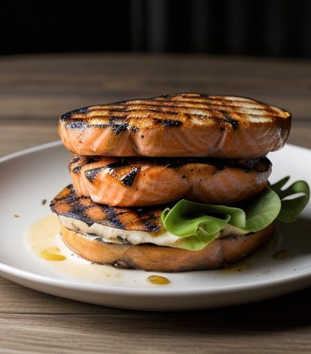 Grilled Salmon Sandwich recipe image