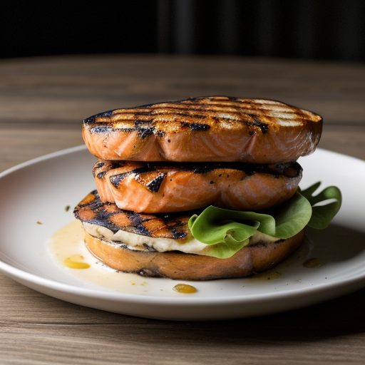 Grilled Salmon Sandwich recipe image