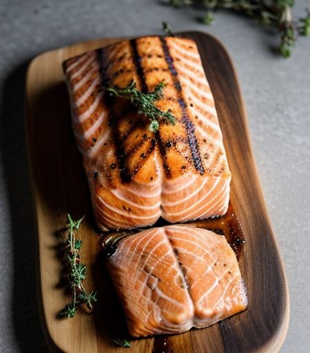Grilled Salmon With Lemon & Thyme recipe image