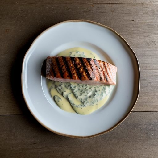 Grilled Salmon With Tarragon Aioli (Cook's C.H. 5/6+ recipe image