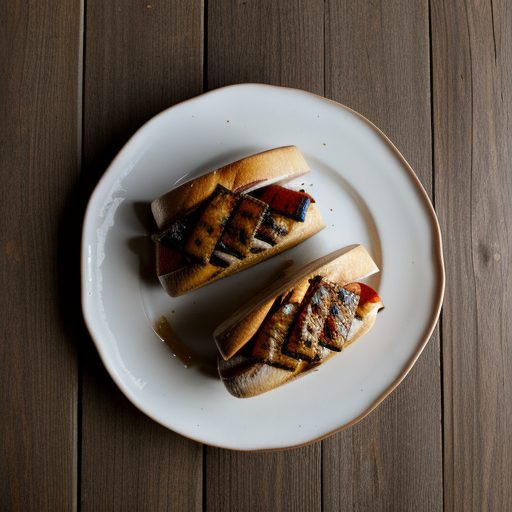 Grilled Sausage Sandwiches recipe image
